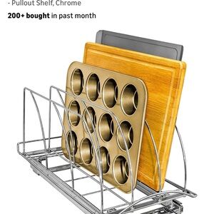 Chrome Dish Rack with Gold and Gray Accessories